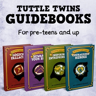 The Tuttle Twins Guidebook Combo Set Series of books for teens critical thinking, logic, entrepreneur, hard work, rights