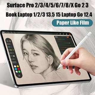 ฟิล์มกันรอยหน้าจอสําหรับ Surface Pro 4 5 6 7 X 2021 13 12.3 Go 2 3 10.5 10.0 1 2 3 13.5