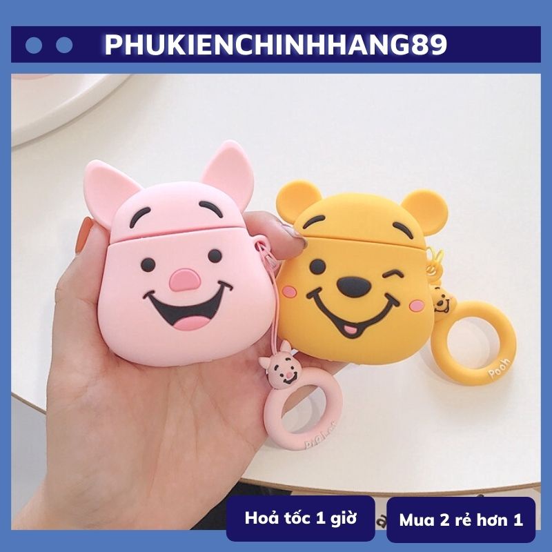 เคส Ap 1/2 & Pro POOH AND PIGLET MODEL COVER - สําหรับหูฟังไร้สาย (Bluetooth) - phukisunchinhhang89