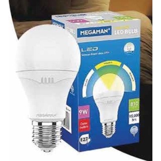 Megaman หลอดไฟ LED  E27  9W เปลี่ยนแสงได้ถึง 3 สี รุ่น MG-LA609/TRI