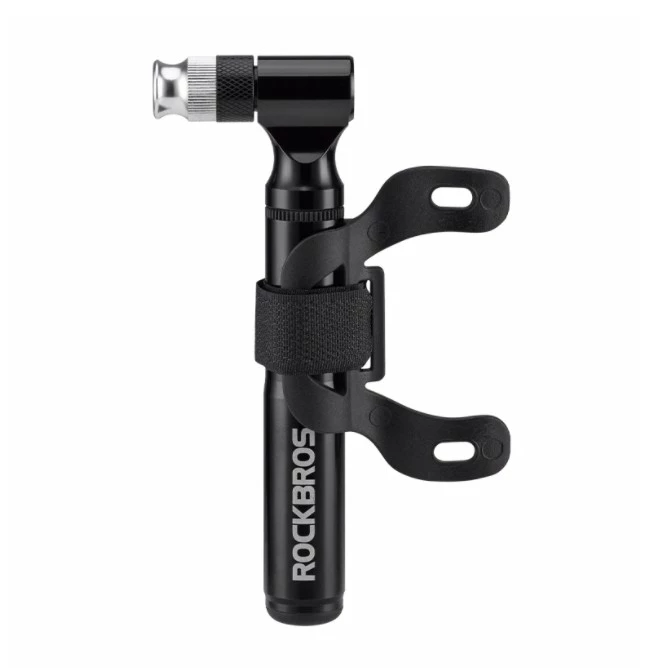 【TH Delivery】ROCKBROS เครื่องปั๊มลมจักรยาน อะลูมิเนียมอัลลอย ขนาดเล็ก 130PSI กันการสึกหรอ แบบพกพา น้ําหนักเบา สําหรับ AV FV