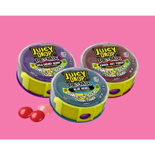 Juicy Drop Re-Mix Sweet &amp; Sour Chewy Candy ขนม usa