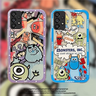 Hot Sale เคส Phone Case Samsung Galaxy A53 A33 A73 A13 A23 LTE M33 M23 5G 4G 2022 New Casing Cartoon Monster University Pattern Silicagel Softcase TPU Shock-proof Protective Back Cover เคสโทรศัพท์