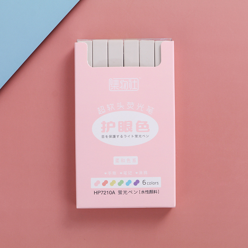 ปากกาไฮไลท์ สีสันสดใส 6 ชิ้น ราคา ถูกที่สุด ดีลบีเคเค แกลเลอรีภาพที่ 6