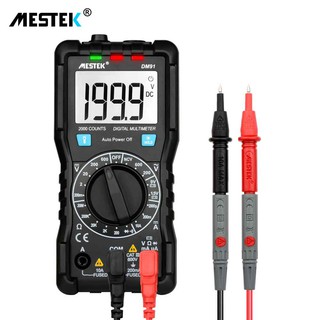 MESTEK DM91 NCV 2000 Counts ดิจิตอลมัลติมิเตอร์พร้อมสายวัด