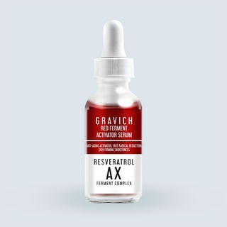 Gravich Resveratrol AX Ferment Complex (30ml)เซรั่มต้านอนุมูลอิสระ ต้นเหตุริ้วรอยแห่งวัย ยกกระชับให้ผิวเด้ง เต่งตึง