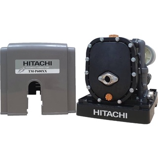 HITACHI ปั๊มน้ำอัตโนมัติแบบเทอร์ไบน์ 2 ใบพัด รุ่น TM-P600XX /TM-P600XX2ขนาด600w แรงดันน้ำคงที่ ปั้มน้ำ ปั้มน้ำอัตโนมัติ