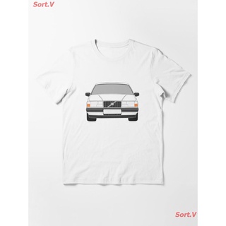 เสื้อยืดCAR Volvo 940 Turbo Best T-shirt Design Swedishmetal Essential T-Shirt เสื้อยืดพิมพ์ลาย เสื้อยืดโลโก้รถ