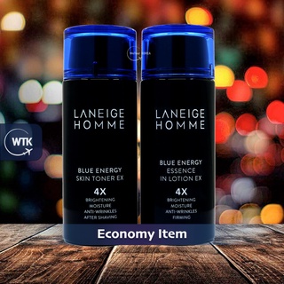 LANEIGE Homme Blue Energy EX Skin Toner / Essence in Lotion - โทนเนอร์บํารุงผิว ยืดหยุ่น ดูแลอย่างเข้มข้น (รุ่นมินิ / สําหรับการเดินทาง)