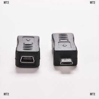 (MT 2 &amp; TH) 1 Mini USB Female to Micro USB Male F / M เชื่อมต่อข้อมูล