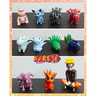 นารูโตะ ชุดสัตว์หาง 11ตัว ความสูง 4-8cm. #naruto