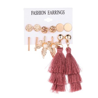 ตุ้มหูแฟชั่น ต่างหูแฟชั่น ตุ้มหูแบบเซ็ท หลากหลายรูปแบบ Women Earring, Fashion Earring