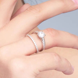 (พร้อมส่ง)*New*SWAROVSKI Set แหวน Attract Round Ring