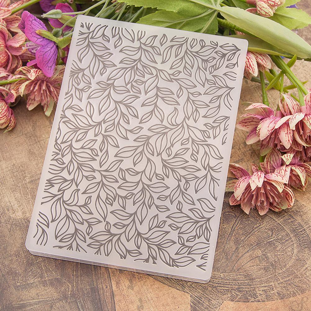 ACT DIY Scrapbooking Plastic Flower Embossing Folder Template for Album ...