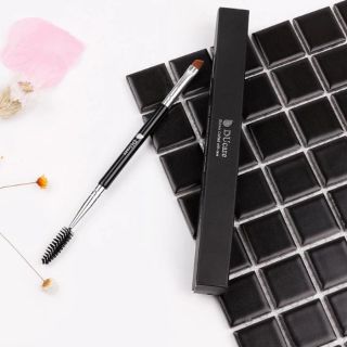 แปรงเขียนคิ้ว 2 หัว Ducare Eyebrow makeup Brush Double ended แปรงแต่งหน้า ปัดคิ้ว บรัช Wood Mascara Makeup Brusher