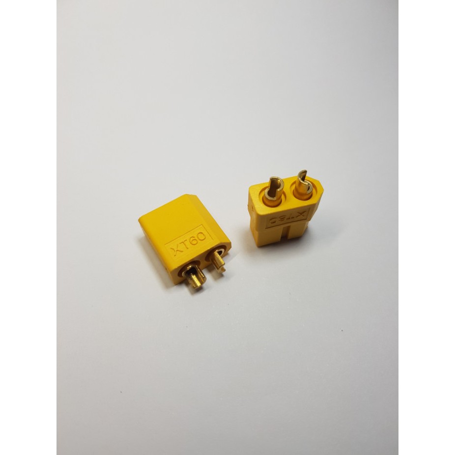 XT60 60A ขั้วต่อแบตเตอรี่ Battery connector 2ชิ้น(1คู่) (ตัวผู้-ตัวเมีย)