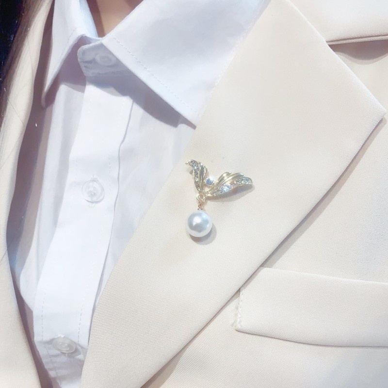 Ins ขนาดใหญ่ โบ เข็มกลัด Pin / มุกเทียม จี้ พู่ เข็มกลัด Pins / แฟชั่น เครื่องประดับ อุปกรณ์ - รูปที่ 2