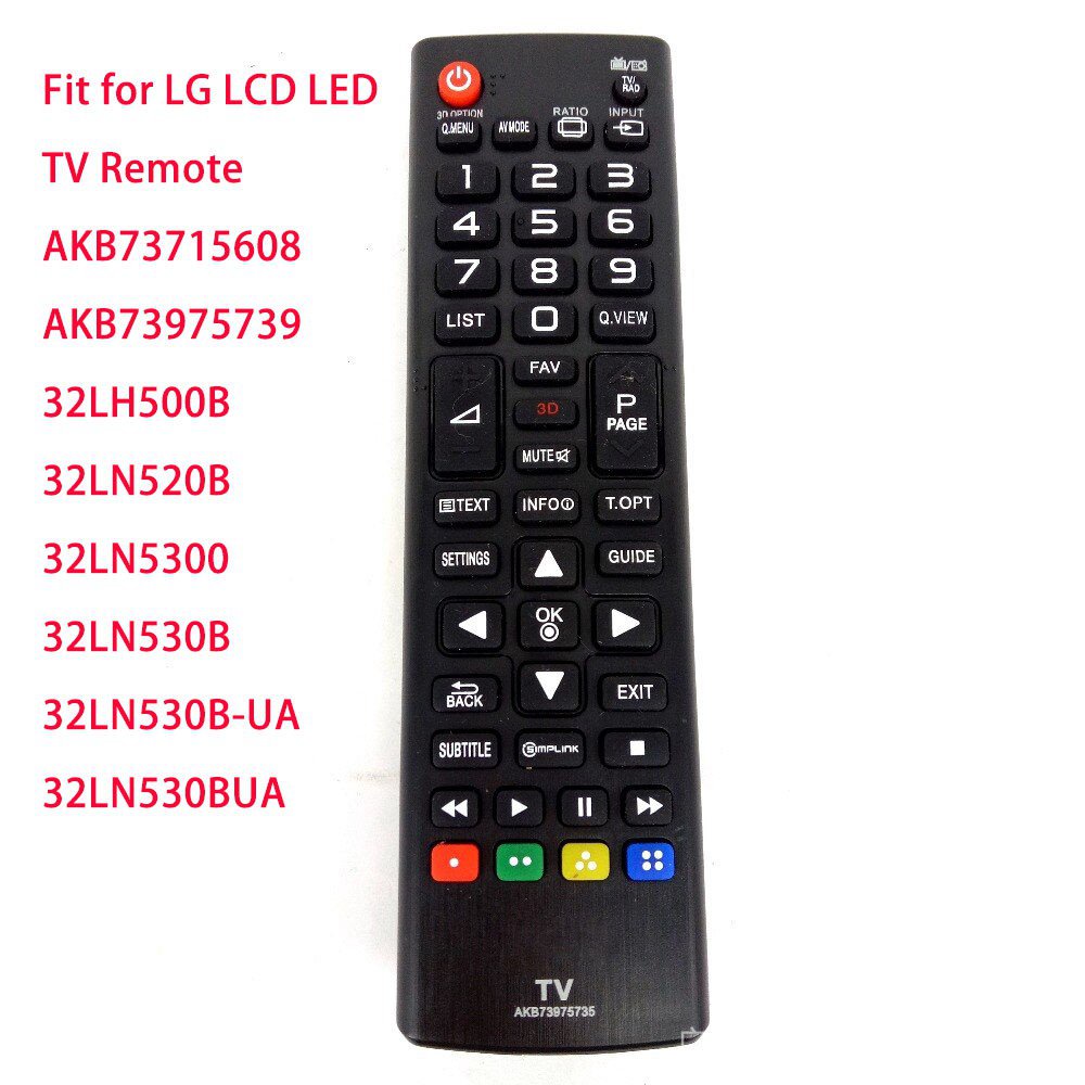 L G รีโมตคอนโทรลทีวี ของแท้ สําหรับ Lg Smart TV LCD LED Remote control AKB73975735 รีโมตคอนโทรล แบบเปลี่ยน สําหรับ LG LCD LED TV AKB73715608 Akb73975739 32lh500b 32LN520B 32LN5