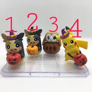 เซ็ตฟิกเกอร์ โมเดล โปเกมอนฮาโลวีน ของแท้ สูง 1.1 นิ้ว  Halloween Pokemon figure T-ARTS