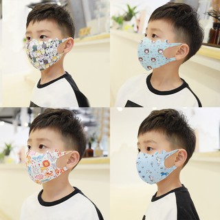 Baby life หน้ากากของเด็ก Face Mask มาใหม่ลายการ์ตูน ใช่ได้อายุ：3-14ปี  คละสี3ชิ้น  ราคาถูก ราคาส่ง