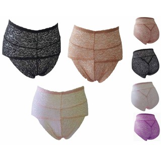 Anda Zcret Sexy Lace Panties กางเกงชั้นในลูกไม้ เซ็ท 3ตัว (สีดำ/โอวัลติน/ชมพู)