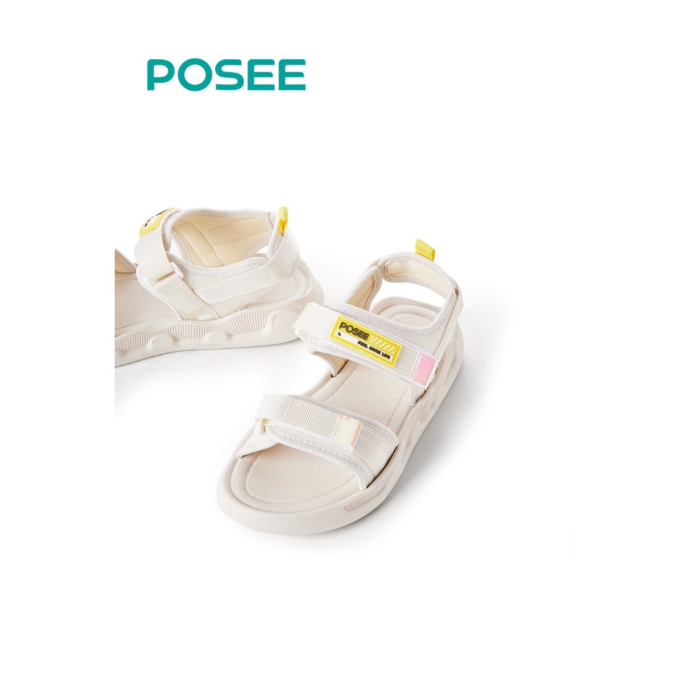 Posee2022 Velcro รองเท้าแตะสไตล์เกาหลี นุ่มและสะดวกสบายสําหรับผู้หญิง #2