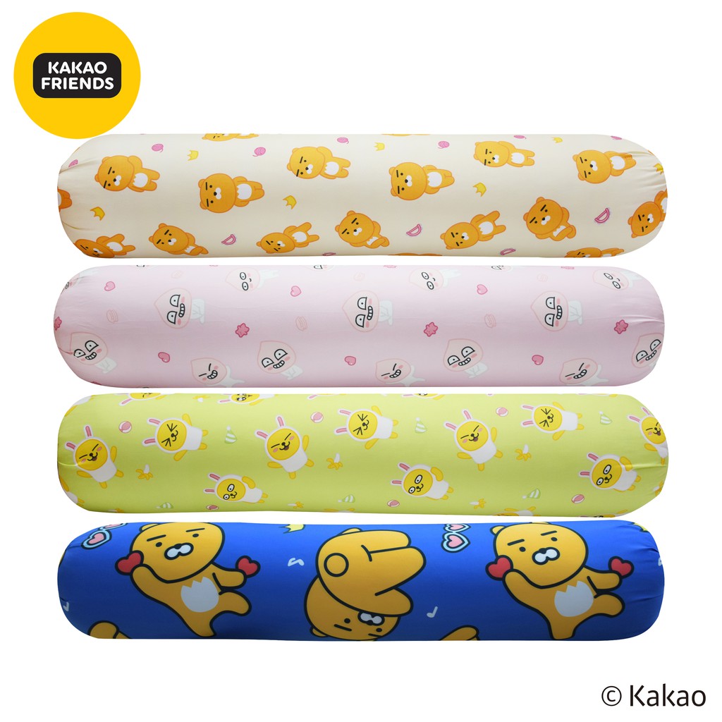 Kakao Friends หมอนข้าง Ryan Apeach Muzi  ใยแน่น ฟู ตึง 200 กรัม  13" * 43" กอดสบาย