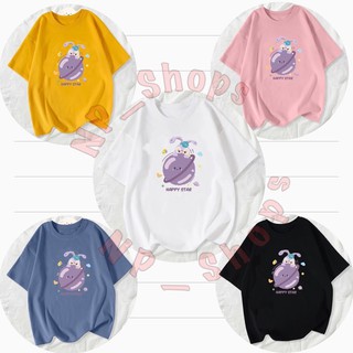พร้อมส่งจากไทย‼️เสื้อทรง Oversize ลายน่ารัก ผ้านิ่มเด้ง ส่งฟรี