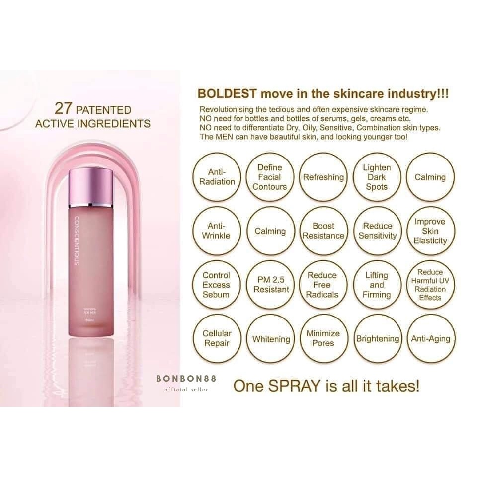 จัดส่งฟรีพร้อมส่ง Riway Purtier Conscientious สเปรย์หน้าเด้ง ฟื้นฟูผิว ...