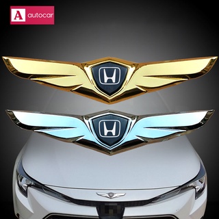เครื่องประดับประทุนรถยนต์สำหรับ Honda Civic XR-V Accord Metal 3D Stickers