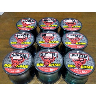 สายเอ็นตกปลา Big game Buffalo ความยาวม้วนละ500เมตร supper strong nylon fishing Line