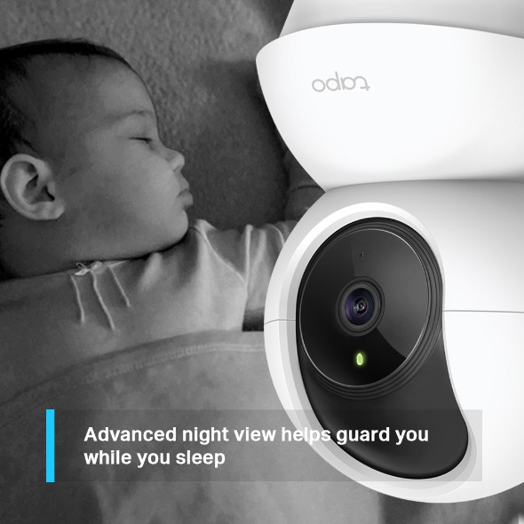 กล้องวงจรปิดไร้สาย TP-LINK (Tapo C210) Pan/Tilt Home Security Wi-Fi Camera ภาพคมชัด 3 ล้านพิกเซล