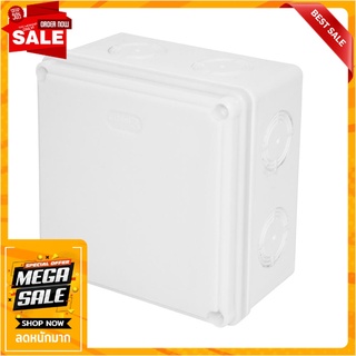 กล่องพลาสติกกันน้ำ ELEKTRA 4x4 นิ้ว สีขาว กล่องพักสายไฟ WATERPROOF JUNCTION BOX ELEKTRA 4X4" WHITE