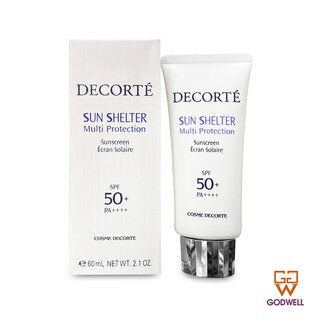 COSME DECORTE - Sun Shelter Multi Protection Sunscreen SPF50+PA++++ 60ml/90ml - Ship From Hong Kong