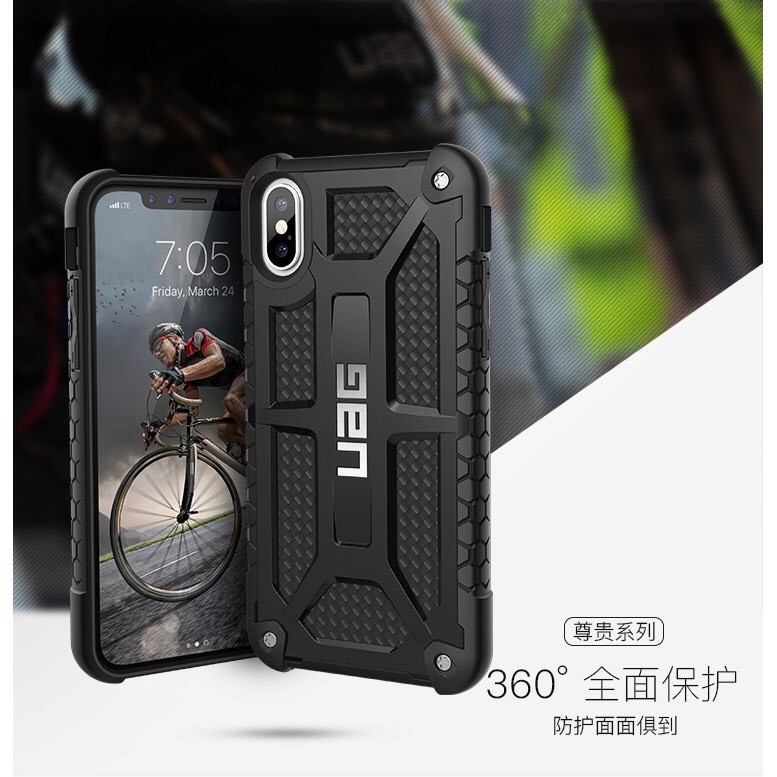 A004 เคสUAG MONARCH ลายเคฟล่า กันกระแทก รุ่นiPhone 6G/6S,7G/8G,6P/6SP,7P/8P,X,XR,XSMAX