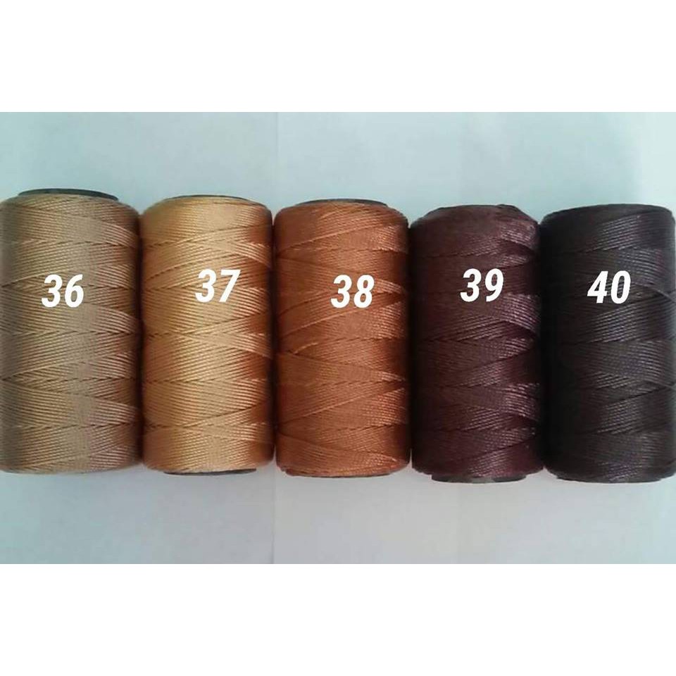 เชือกเอ็นนิ่มขนาด 1.5 มิล นำหนัก 100 กรัม เหมาะสำหรับ ถักโครเชต์ กระเป๋า หมวก รองเท้าฯลฯ