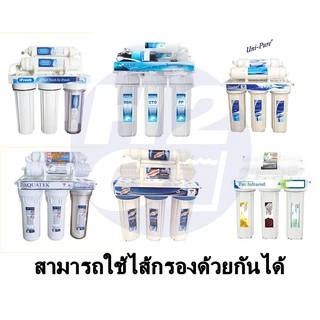 ไส้กรองน้ำ 5 ขั้นตอน เครื่องกรองน้ำ (5 ชิ้น) ไส้กรอง iFresh Unipure AQUATEK USA colandas Omnipure