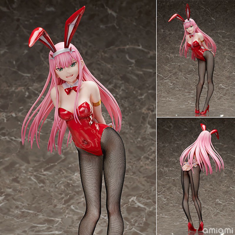 Figure ฟิกเกอร์ Model โมเดล Darling in the Franxx Zero Two ซีโร่ ทู Bunny บันนี ชุดกระต่าย 45 cm