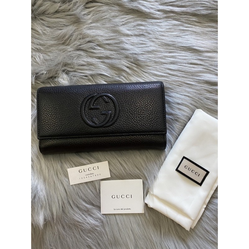 gucci soho long wallet มือสอง used like new!