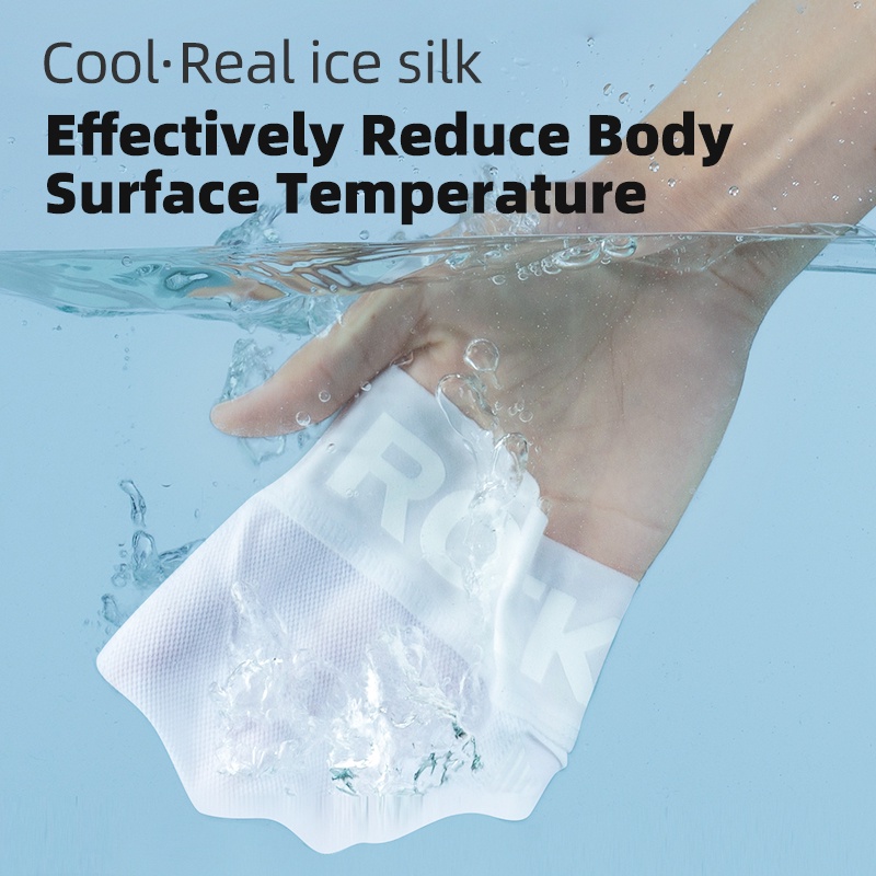 【TH Delivery】ROCKBROS 1 ปลอกแขน ผ้าเรยอน กันแดด ป้องกันรังสียูวี เหมาะกับฤดูร้อน สําหรับผู้ชาย และผู้หญิง ขับขี่ - รูปที่ 6