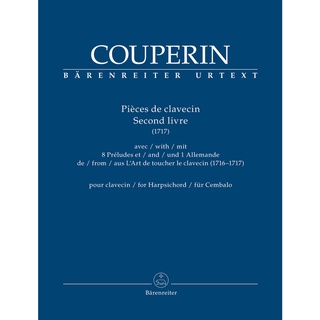 Couperin, François Pieces de clavecin. Second livre for Harpsichord (BA10845)