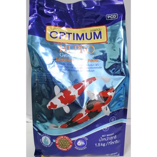 Optimum อาหารปลา ปลาคราฟ ออพติมั่ม ไฮ โปร (Spirulina 6 % ) ขนาด 1.5 kg.