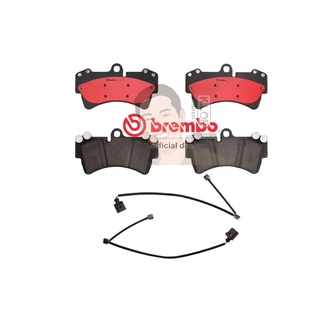 P85 065C ผ้าเบรก-F-แท้ BREMBO รุ่น Ceramic : PORSCHE คาเยนน์ Cayenne (955) 3.0 3.6 4.8S (350 mm Disc) 02-&gt; การันตีคุณ...