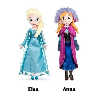 2018 Fever Elsa และ Anna 40 ซม. 50 ซม. ตุ๊กตาตุ๊กตาเด็กสนุกใหม่