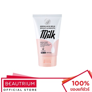 BEAUTY BUFFET Scentio Amino Acid Milk Foam ผลิตภัณฑ์ทำความสะอาดผิวหน้า 100ml