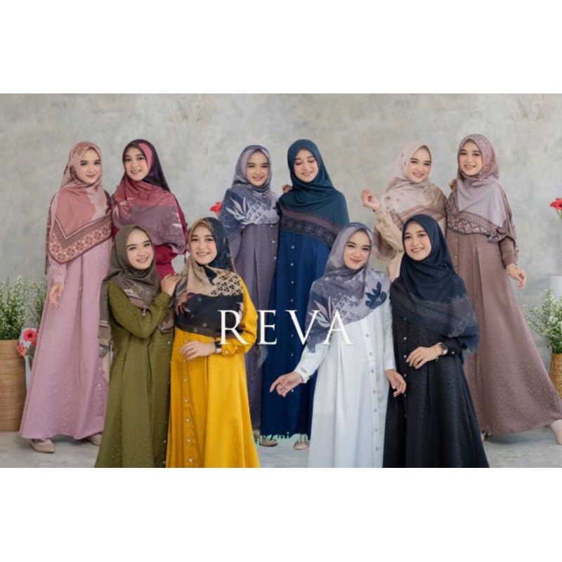 REVA DRESS BY GREENISM/REVA DRESS GREENISM/GREENISM GAMIS/BUSUI GAMIS