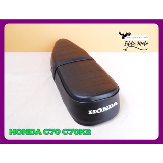 HONDA C70 C70K2 "BLACK" COMPLETE DOUBLE SEAT  // เบาะ เบาะรถมอเตอร์ไซค์ สีดำ งานสวย คุณภาพเยี่ยม