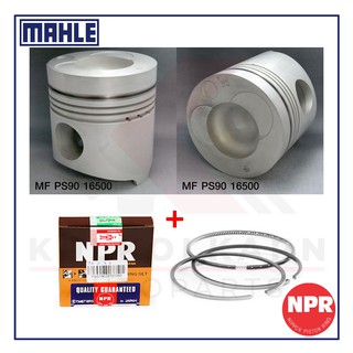 MAHLE ลูกสูบ+แหวน NPR สำหรับ MITSUBISHI TRUCK, BUS รุ่นเครื่อง 8DC11 3V