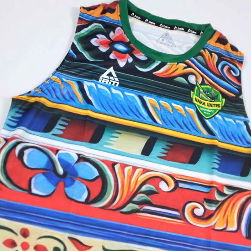 เสื้อวอร์ม แขนกุด ลายเรือกอและ Nara United 2021