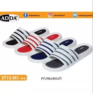 🔥Hot item🔥 ส่งไว!!! ราคาถูกที่สุด!!! ในShopee!!! ADDA รองเท้า​แตะแบบสวมรุ่น 3T15-M1 ใส่ได้ทั้งชาย, หญิง​ ไซส์ : 4 - 9